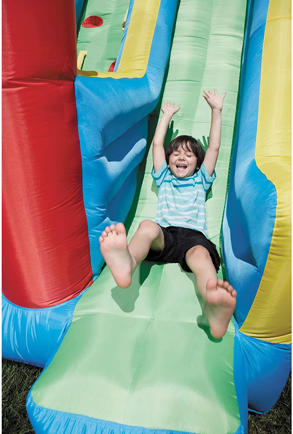 Little Tikes Óriás Felfújható Csúszda és Ugrálóvár