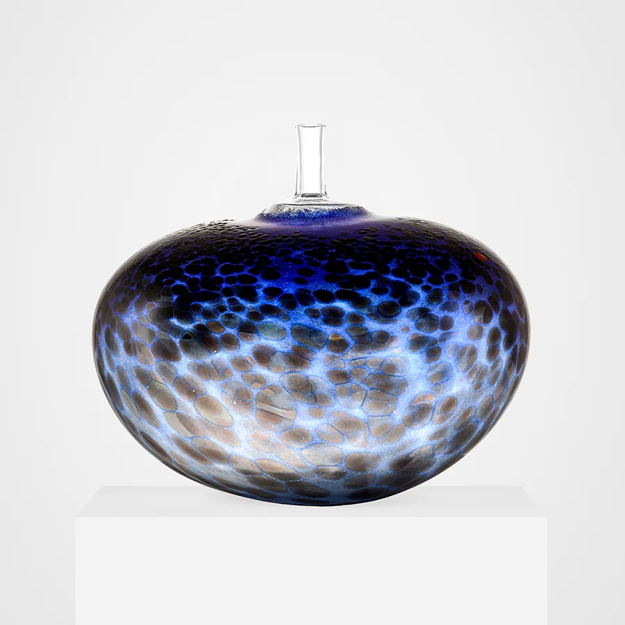 Beans Blue Glass Art