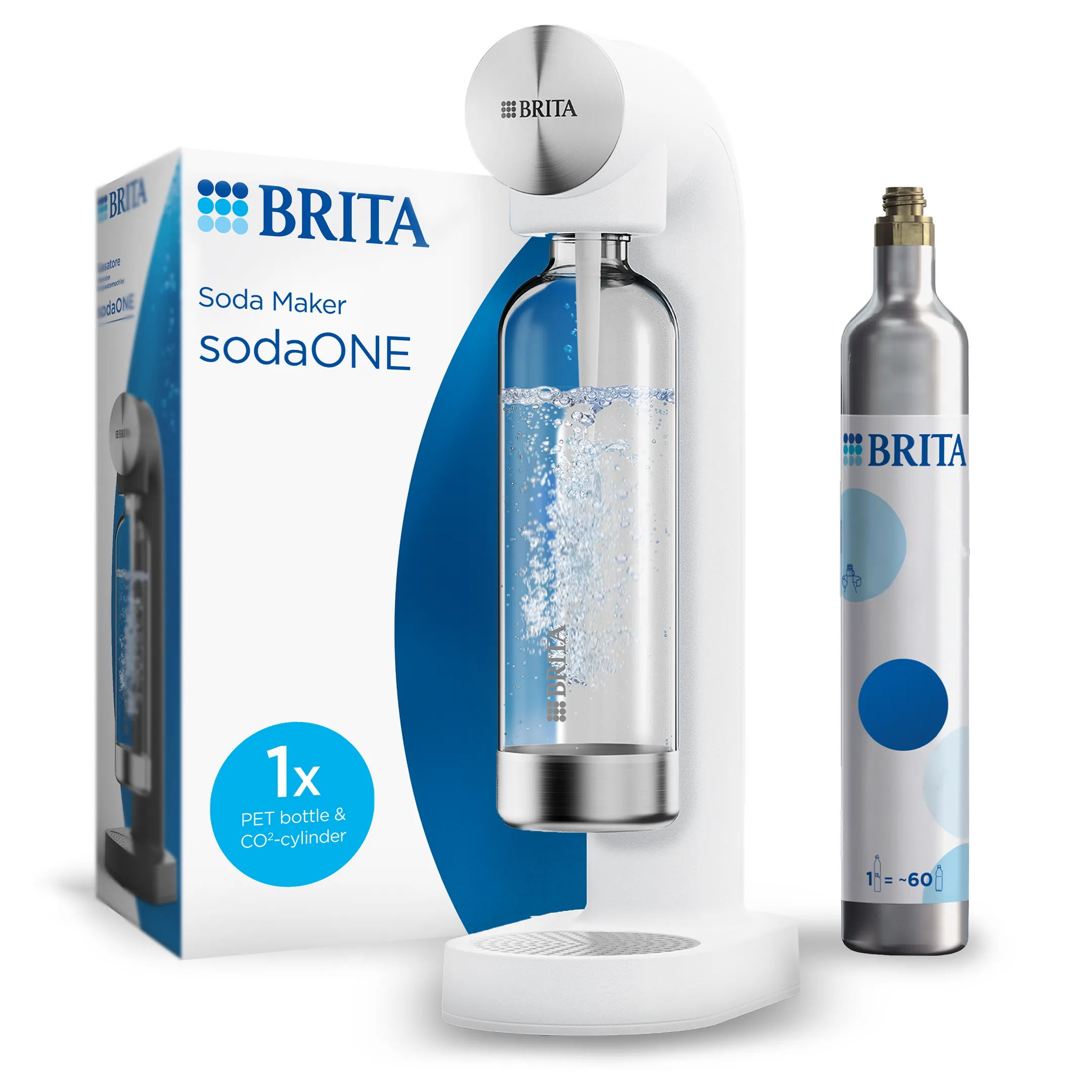 Brita BRITA SodaONE Bruiswatertoestel Wit