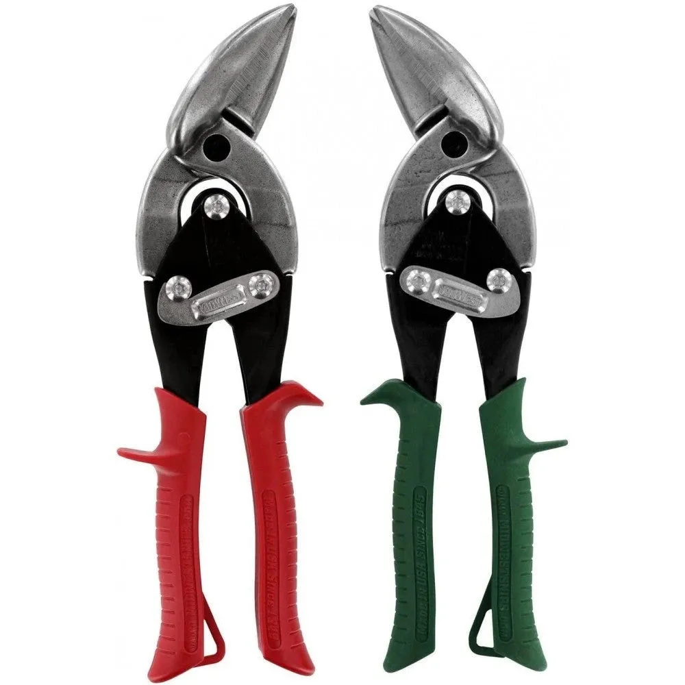 MIDWEST HVAC Tool Kit �?9 Piece Set Includes Aviation Snips with Metalworking Tools & Bag �?MWT-HVACKIT03