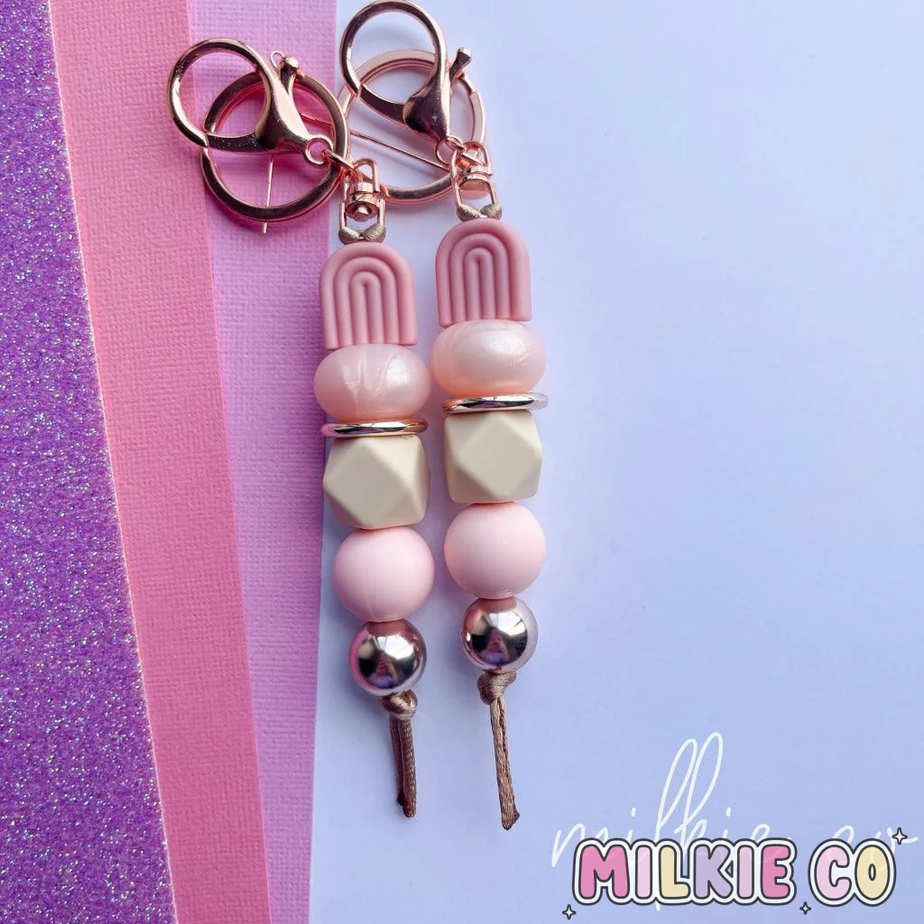 Georgia Beaded Keychain