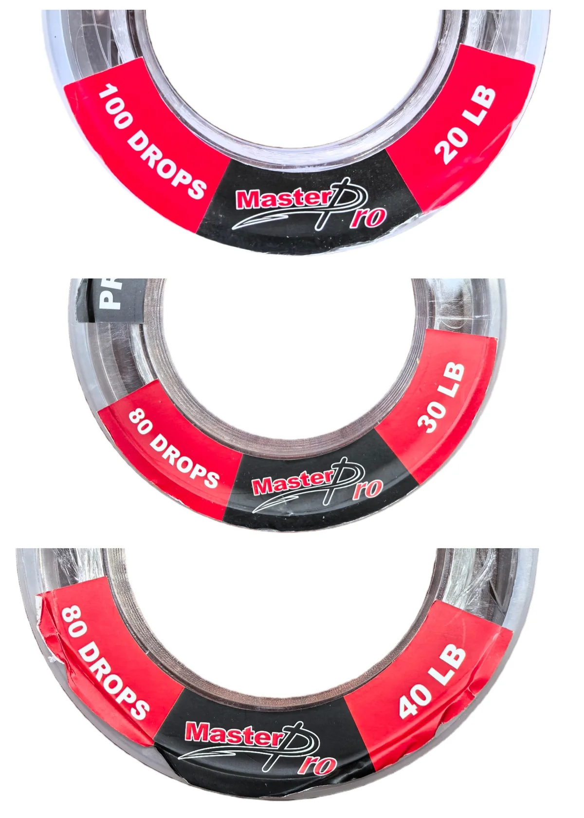 MASTERPRO Surf Beach Kit �?3 Spools Pre-Tied Paternoster Rigs 20LB / 30LB / 40LB �?260 Drops �?Only $29.90