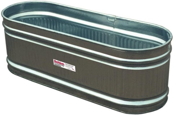 Behlen Country 169-Gallon Galvanized Round-End Tank – Durable USA-Made Quality