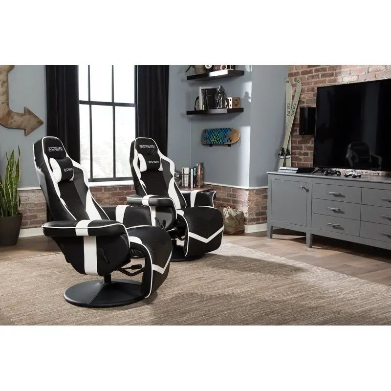 Gaming Recliner - Reclining Gaming Chair with Footrest