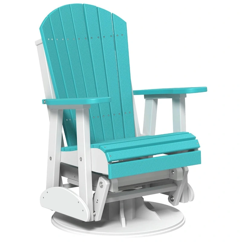 Poly Lumber Adirondack Swivel Glider Chair