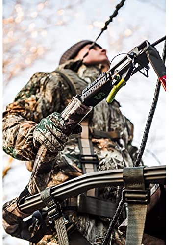 Summit Viper SD Climbing Treestand &ndash; Lightweight Aluminum, Foam Padded Seat, 300 lbs Capacity, Includes Safety Harness