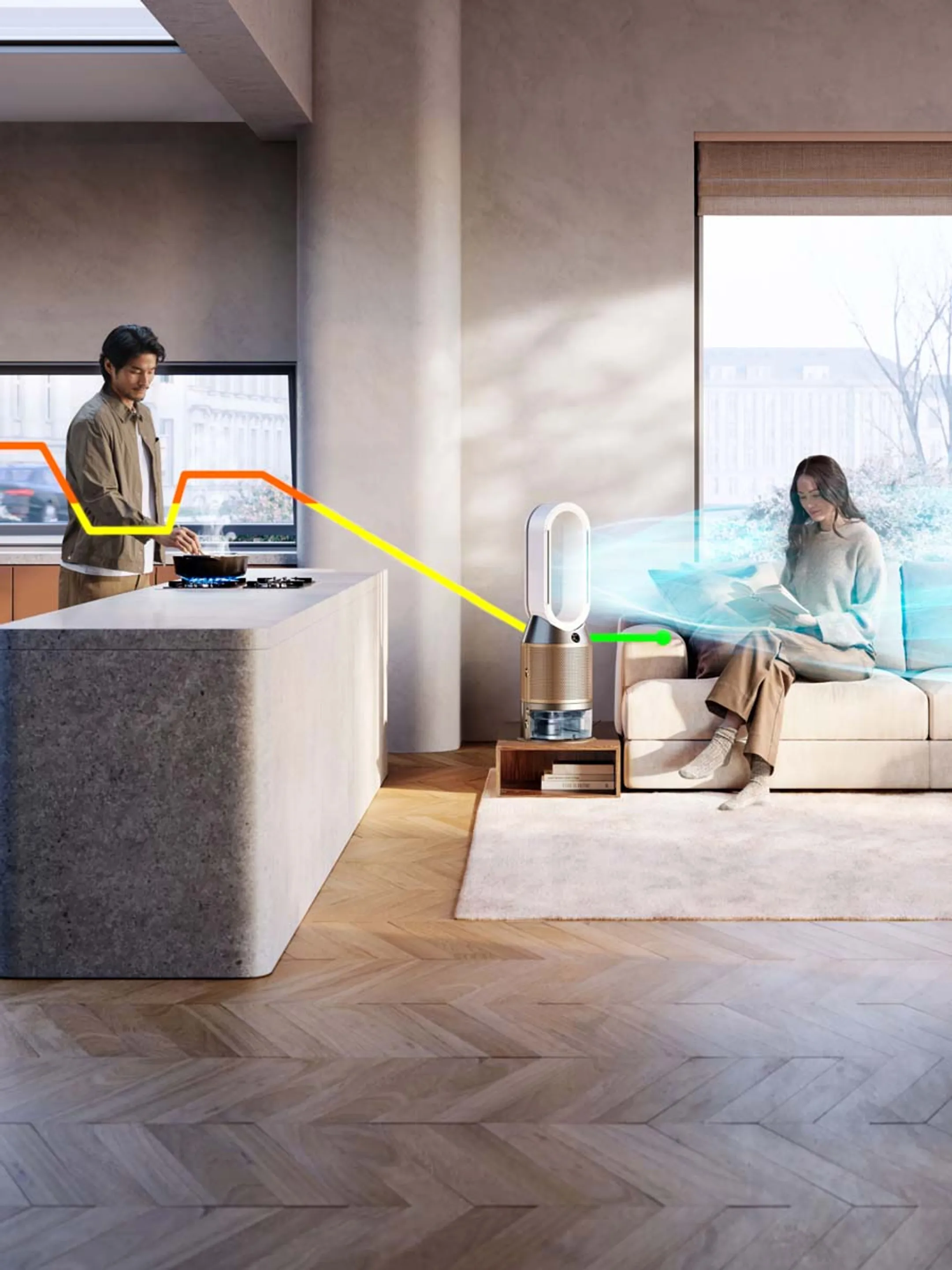 Dyson Luchtreiniger Humidify+Cool PH2 De-NOx PH05