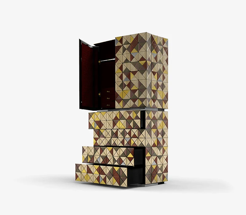 Pixel Anodized Cabinet