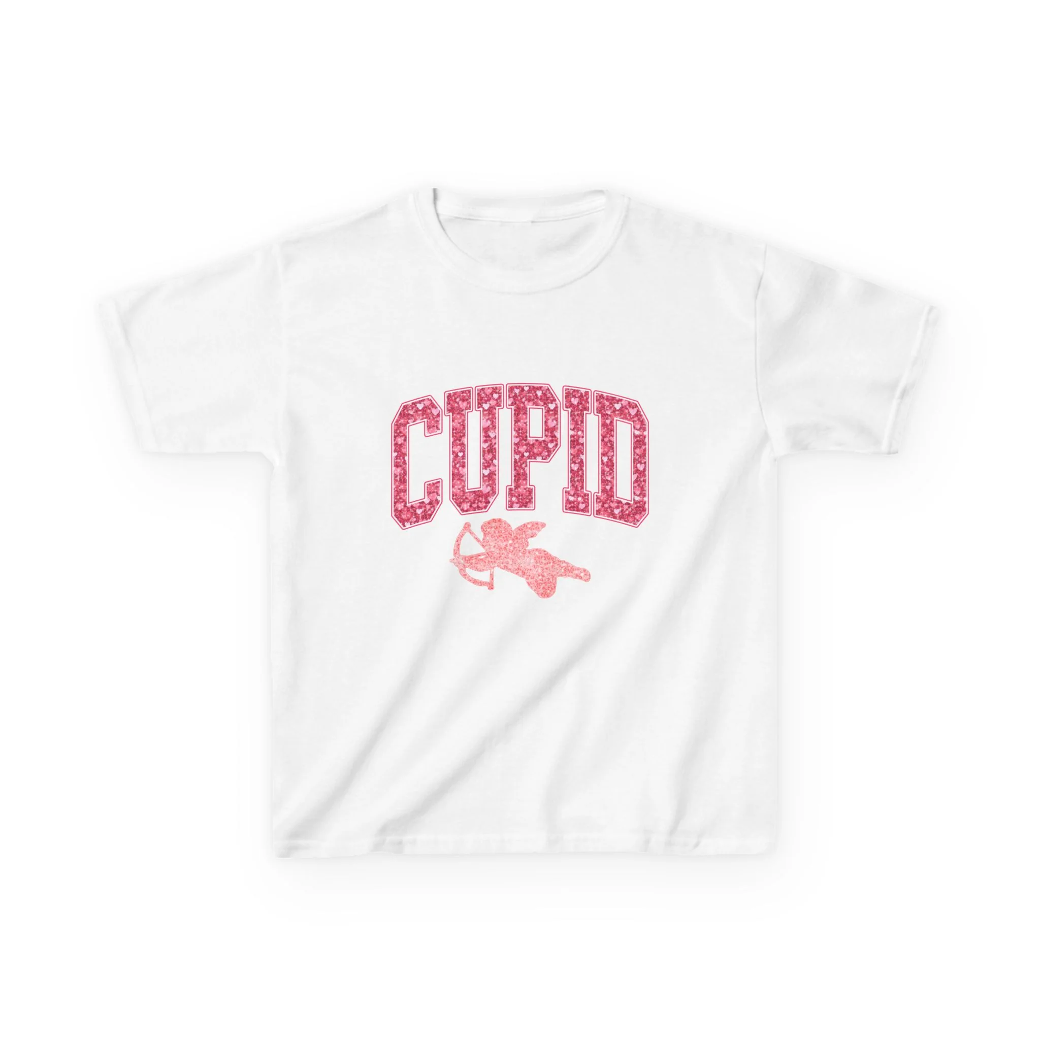Cupid Kids Tee | Pink Cupid Graphic Valentine's Shirt