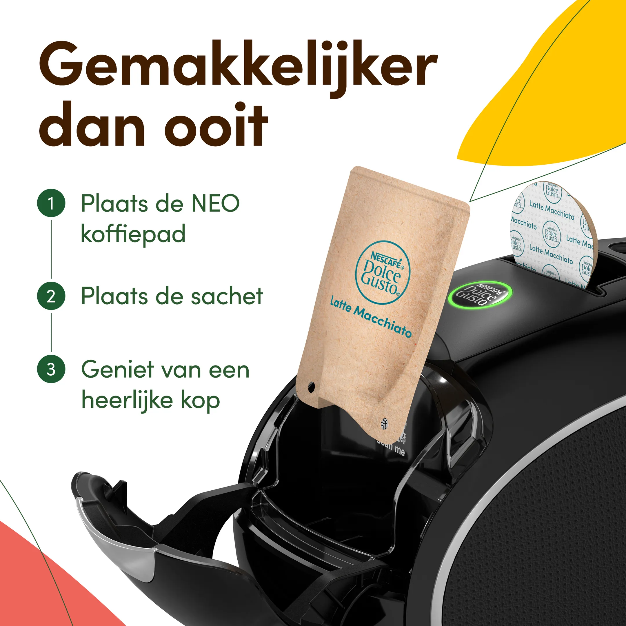 Krups Koffiemachine NESCAFÉ Dolce Gusto NEO LATTE zwart KP850810