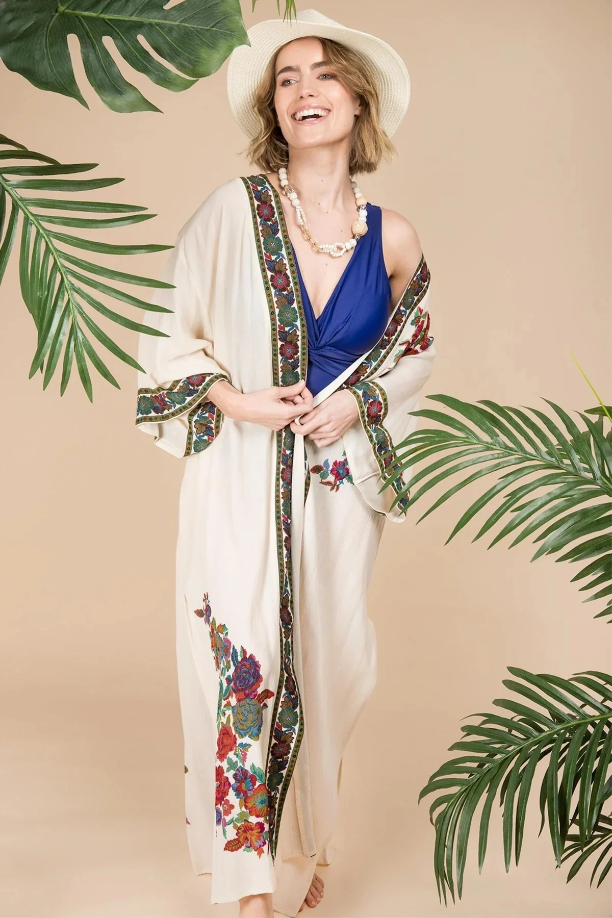 Secret Garden Ivory Kimono