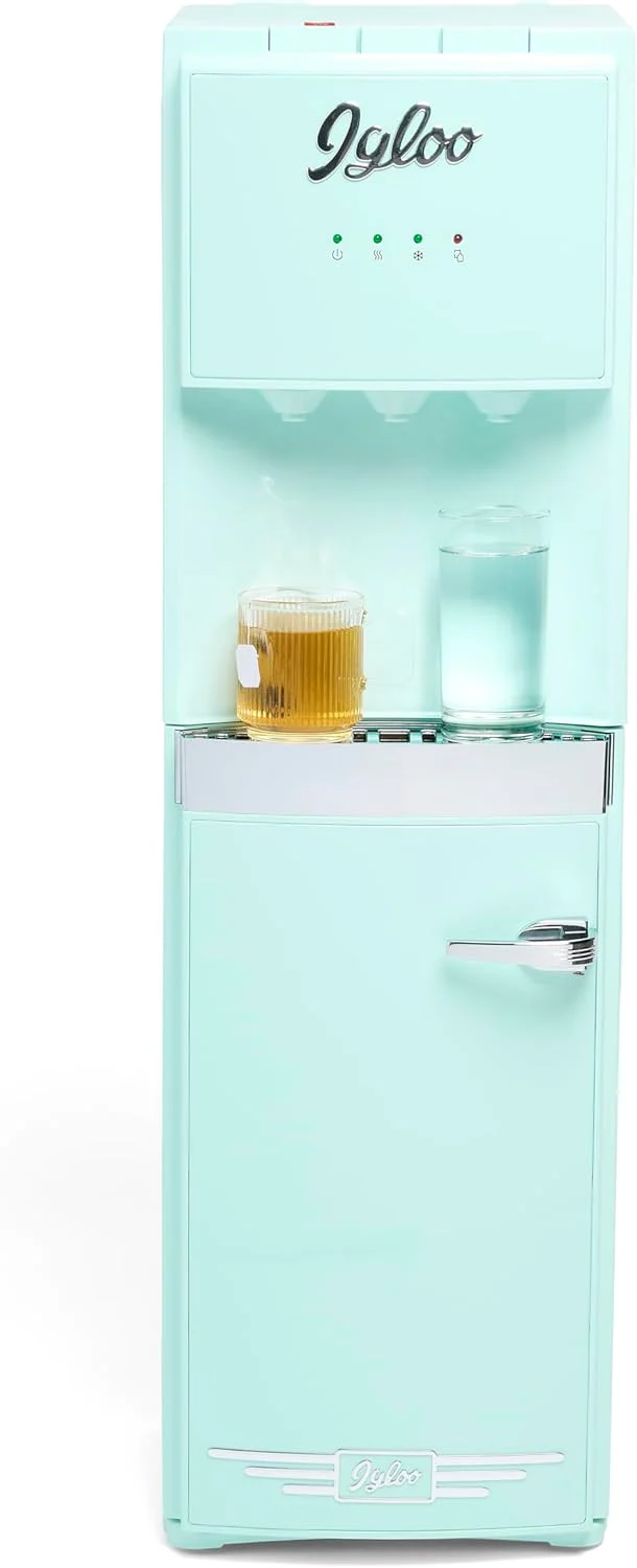 Igloo Bottom Loading Water Cooler Hot Cold Room Temperature Dispenser Stainless Steel