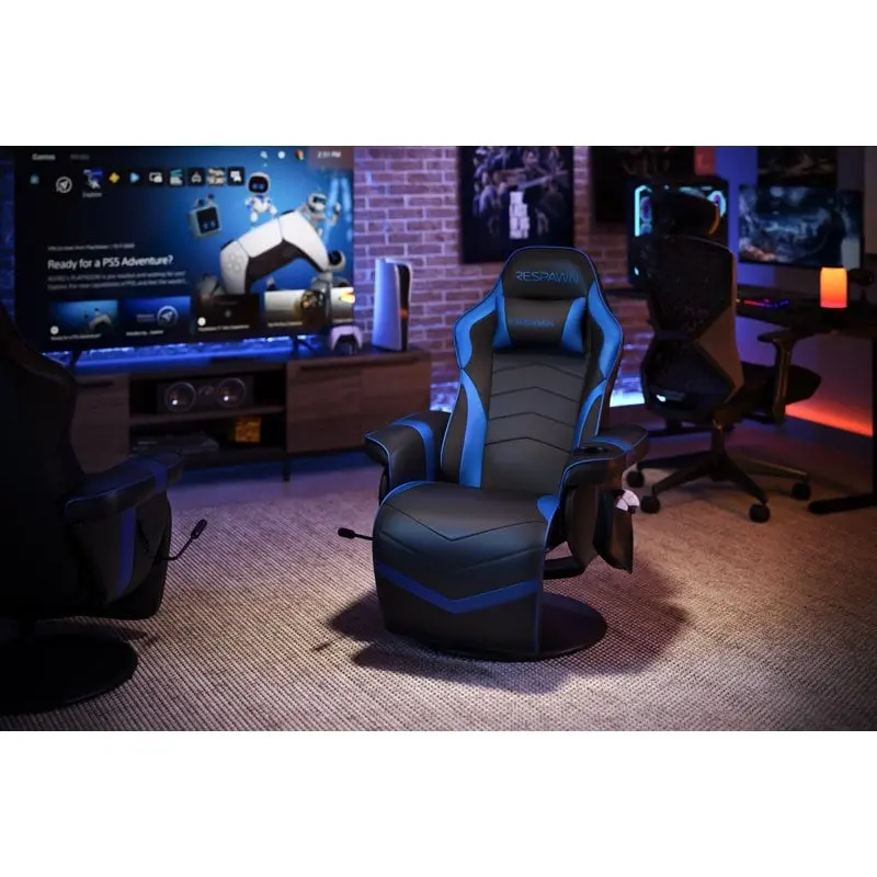 Gaming Recliner - Reclining Gaming Chair with Footrest