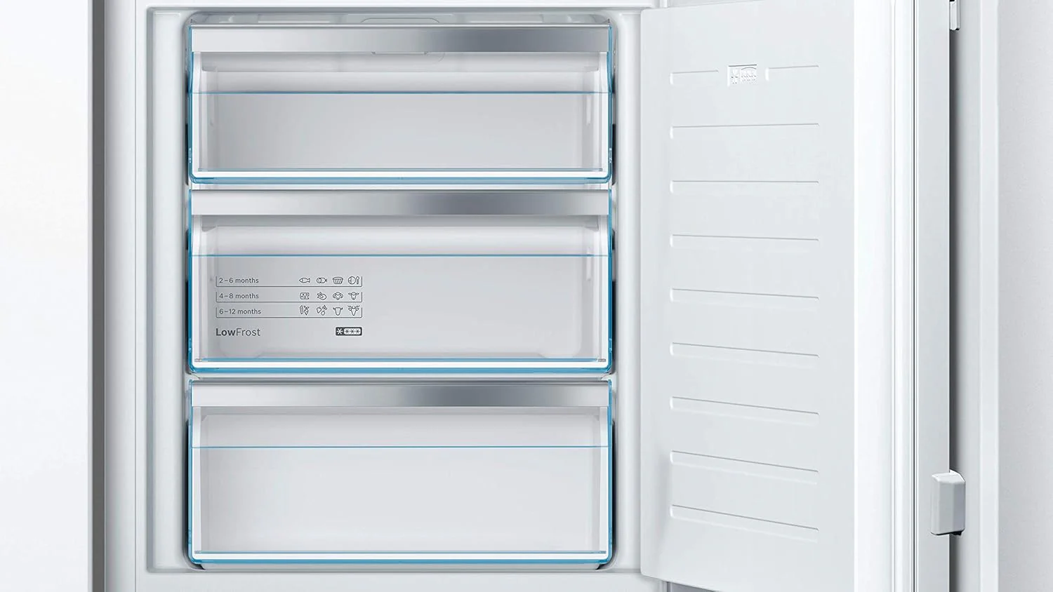 Bosch GIV11ADC0 Serie 6 Congelatore da incasso, 95 kWh, anno, 70 l, LowFrost, FreshSense, 72 x 56