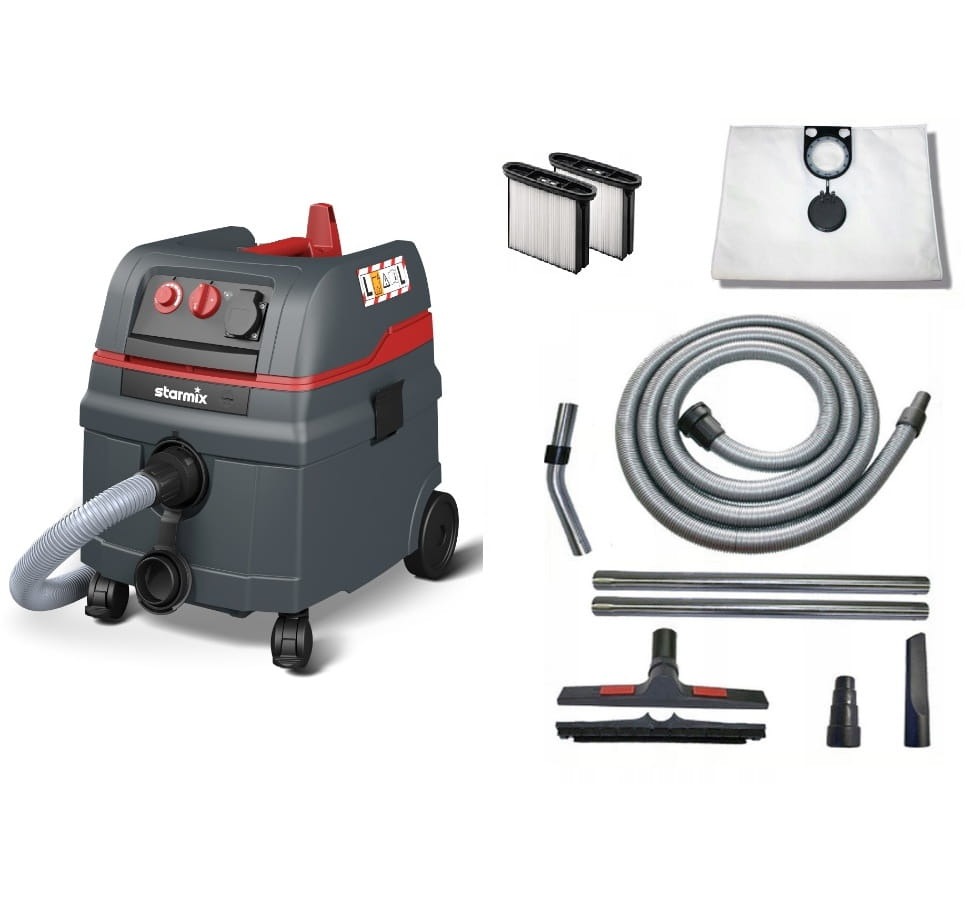 STARMIX ISC L-1625 Top - Odkurzacz przemysłowy z automatycznym czyszczeniem filtra