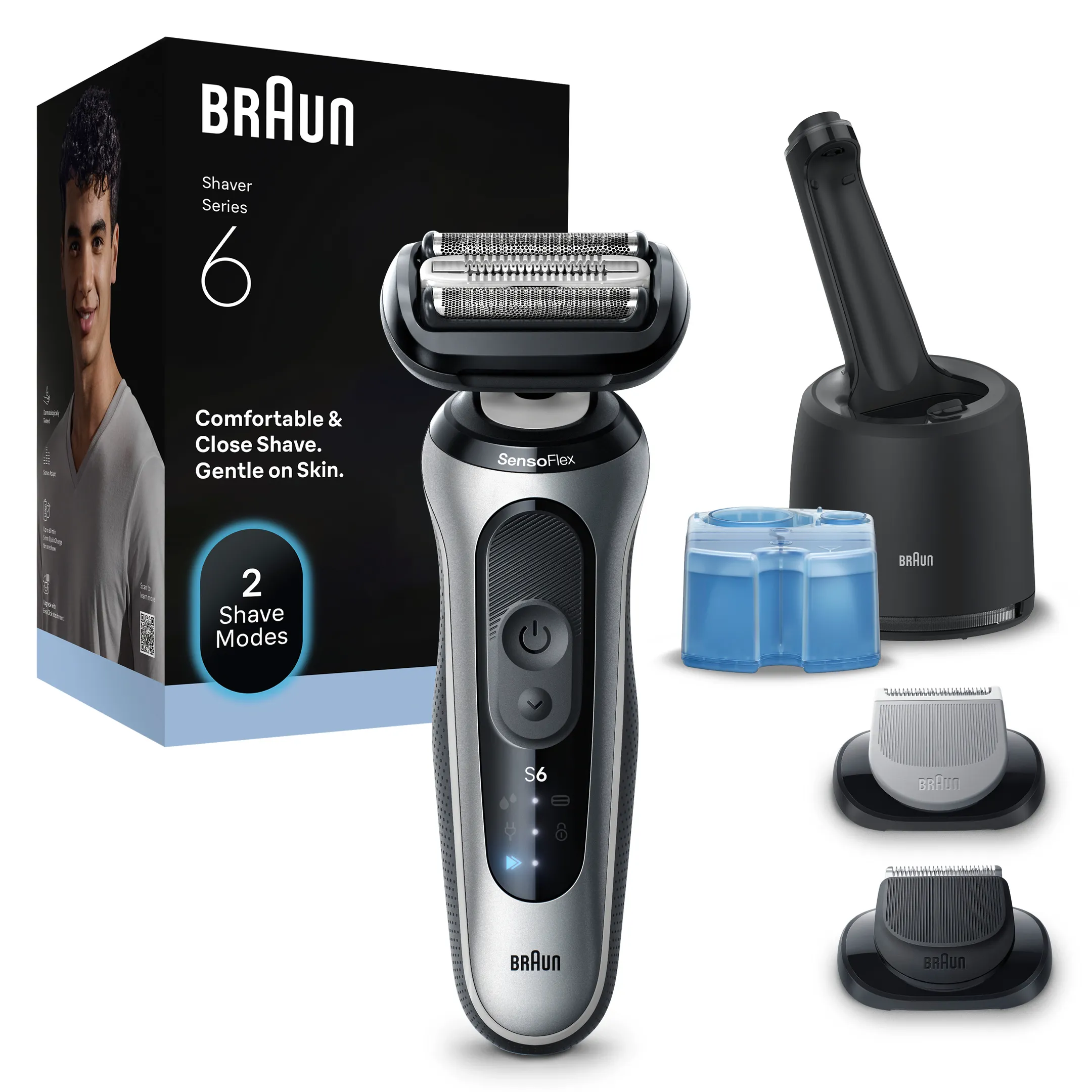 Braun Elektrisch scheerapparaat Series 6 62-S7650cc