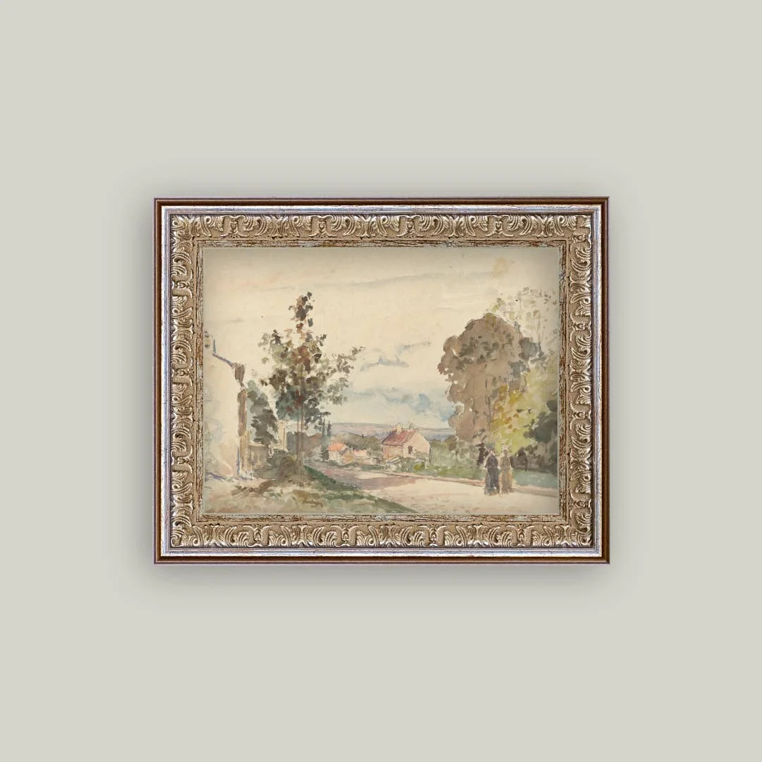 The Road From Versailles Framed Antique Inspired Art
