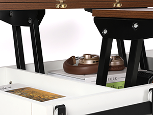 Mesa de centro elevable