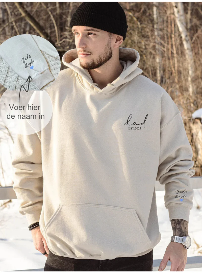 Vaderdagcadeau | DadHug | Een gepersonaliseerd aandenken vol liefde