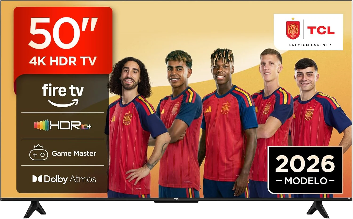 TCL 50V6C TV 50 Inch 4K Smart LED TV, HDR, Google TV, Dolby Audio, Alexa and Google Assistant, Chromecast Built-in, Motion Clarity
