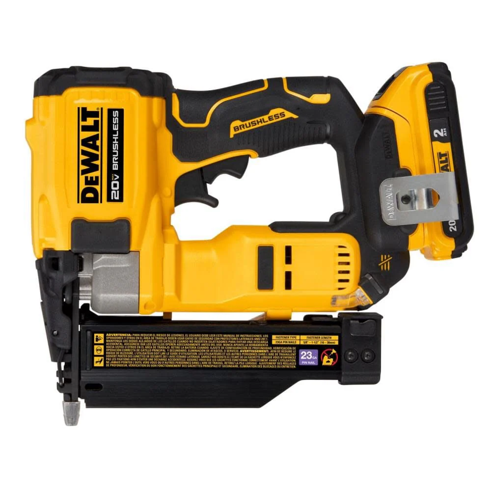ATOMIC kompakt sorozatú 20V MAX tűszegelő 23 gauge készlet DCN623D1 (forrás: