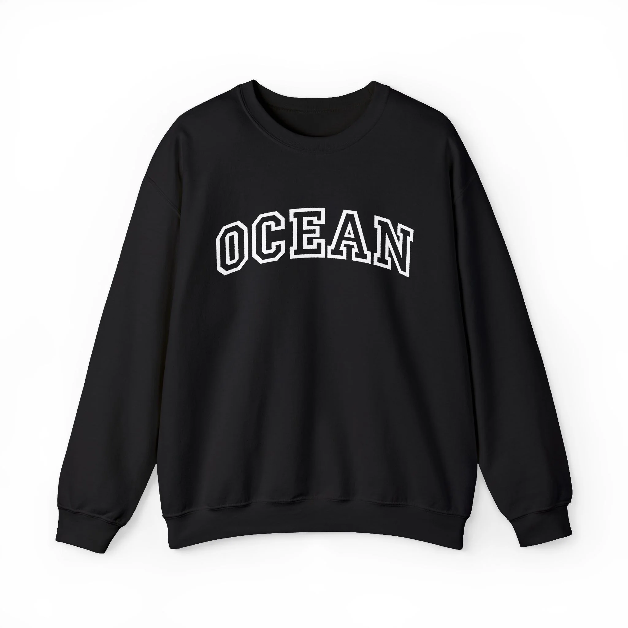 Ocean Crewneck Sweatshirt - Casual Coastal Pullover