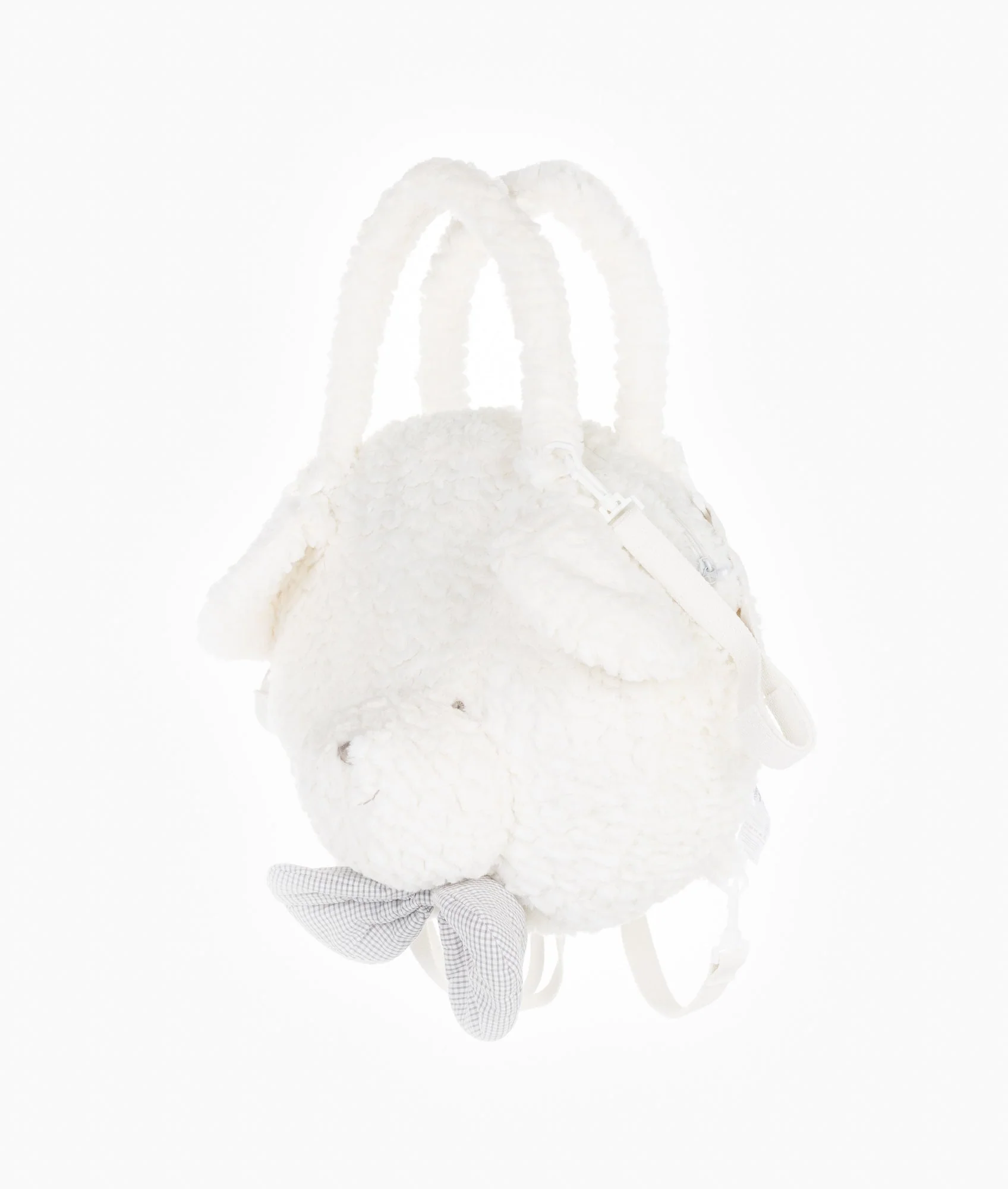 Baby Bag in Bear Head Shape | White & Grey