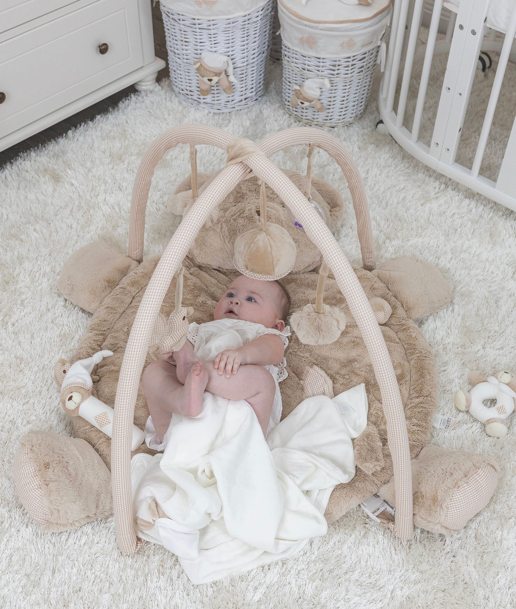Bear Playmat & Gym | Beige