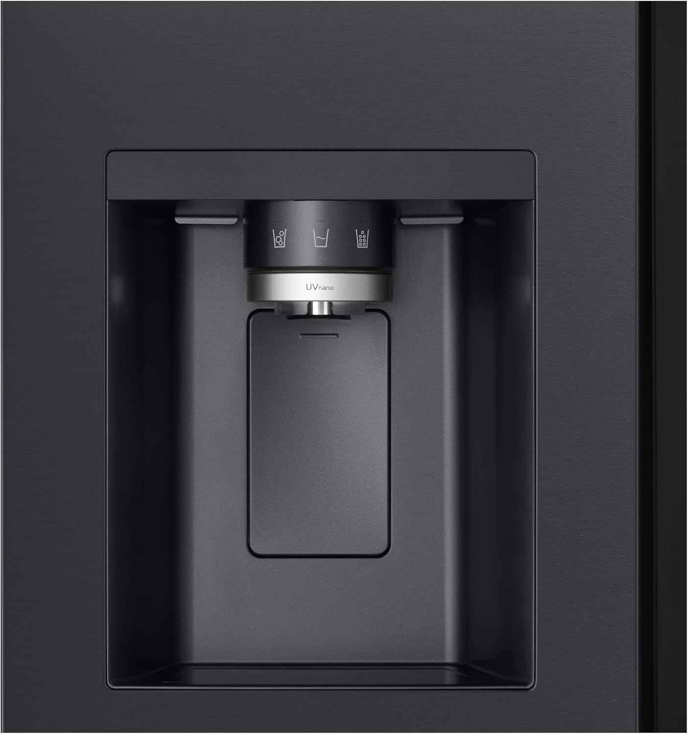 LG GSGV81PYLL Side by Side Kühlschrank, Klasse E, 635 L, Instaview, Kühlschrank mit Gefrierfach, Eis-, Crushed Ice- Wasserspender, Total NoFrost, Smart Inverter Kompressor, Wi-Fi