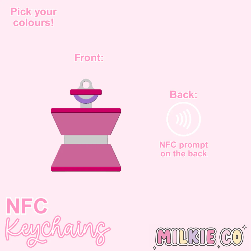 Heat Press NFC Keychain