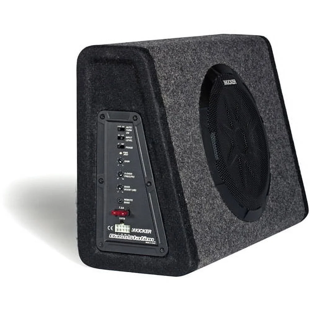 New Kicker PT250 10" Subwoofer with Built-in 100W Amplifier