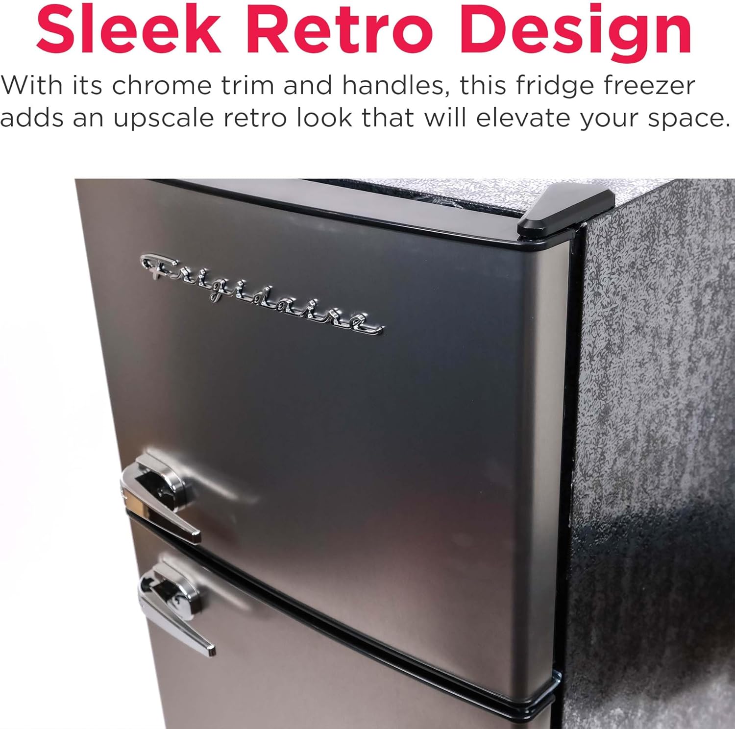 Frigidaire Apartment Refrigerator 7.5 Cu.Ft 2 Door Stainless