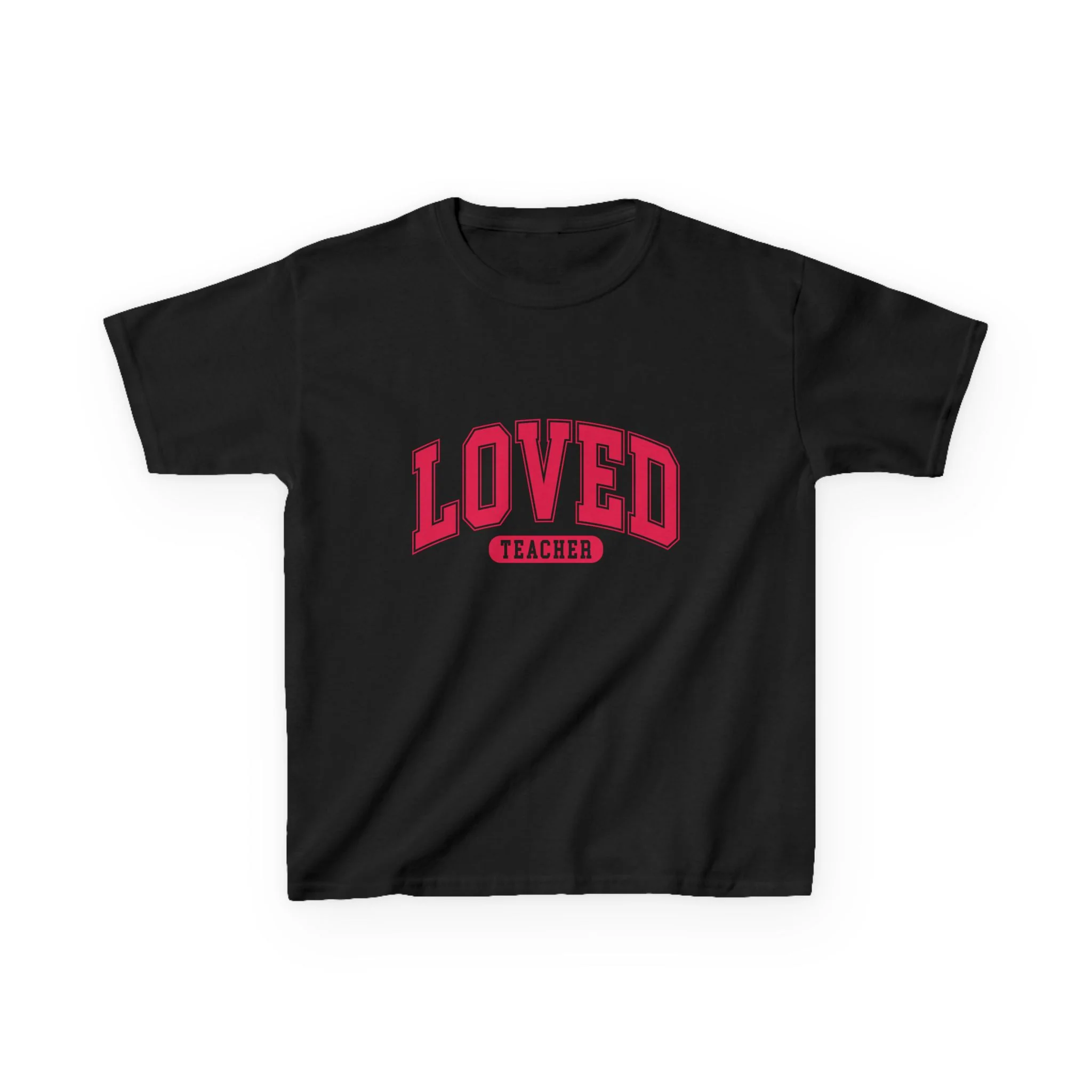 Loved Teacher Kids Tee | School Staff Shirt, Teacher Appreciation