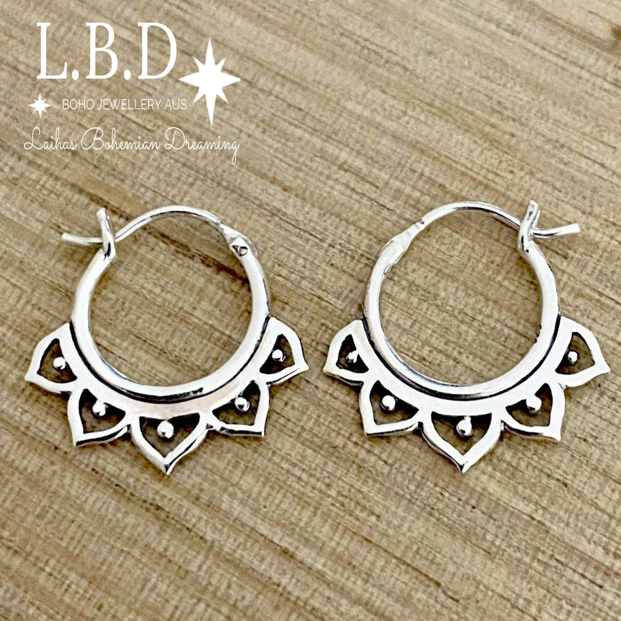 Laihas Prestige Boho Babe Mini Hoop Earrings