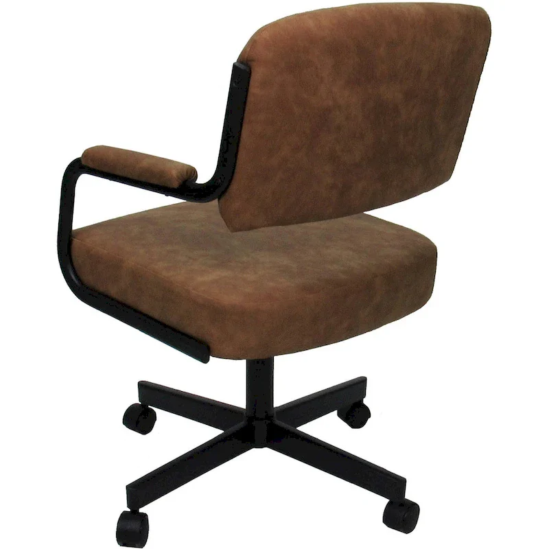 Swivel Kitchen Dining Caster Chair with Wheels - M-110 - N/A
