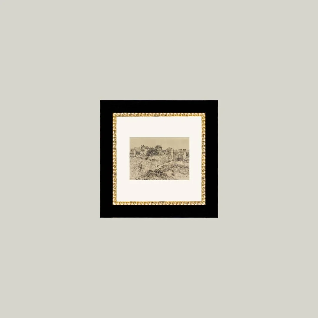 Tuscan Village Framed Antique Inspired Art