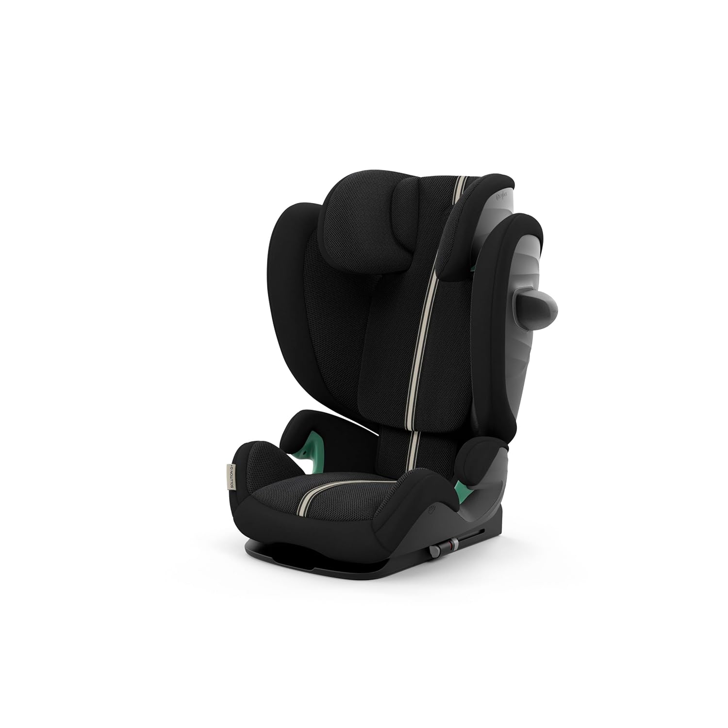 CYBEX Gold Kinder-Autositz Solution G i-Fix, Für Autos mit und ohne ISOFIX, Ab ca. 3 bis 12 Jahre (100 - 150 cm), Ab ca. 15 bis 50 kg, Lava Grey