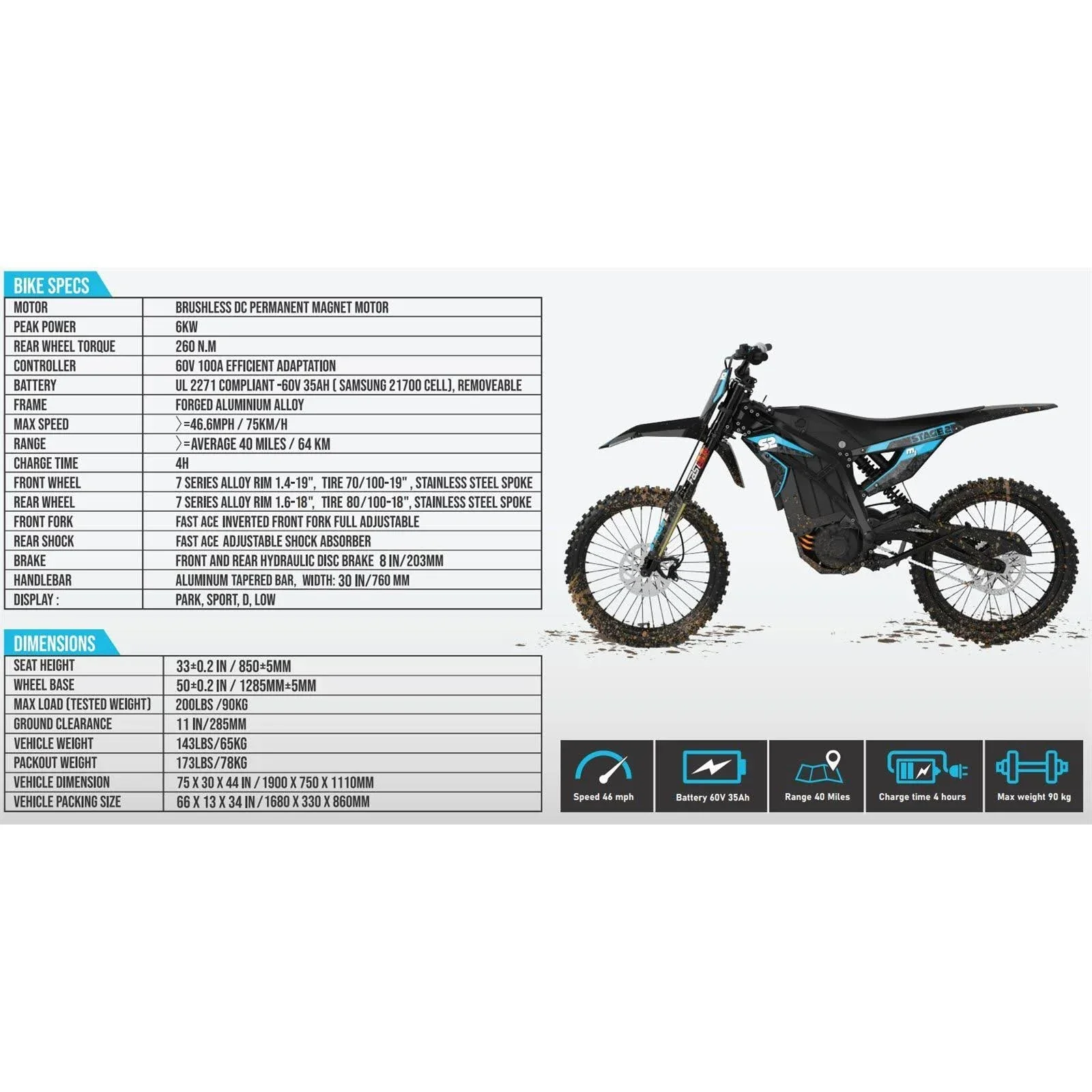 Off-Road Electric Dirt Bike