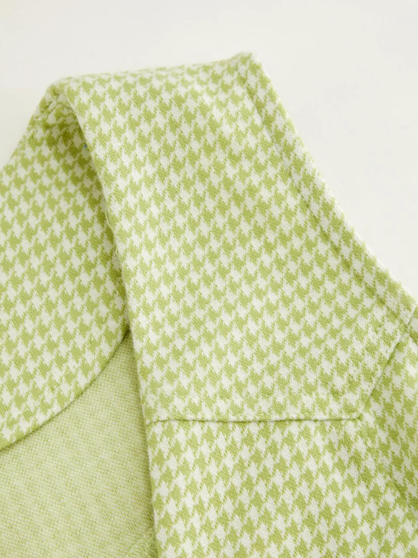 Gingham Button-Front A-Line Mini Dress