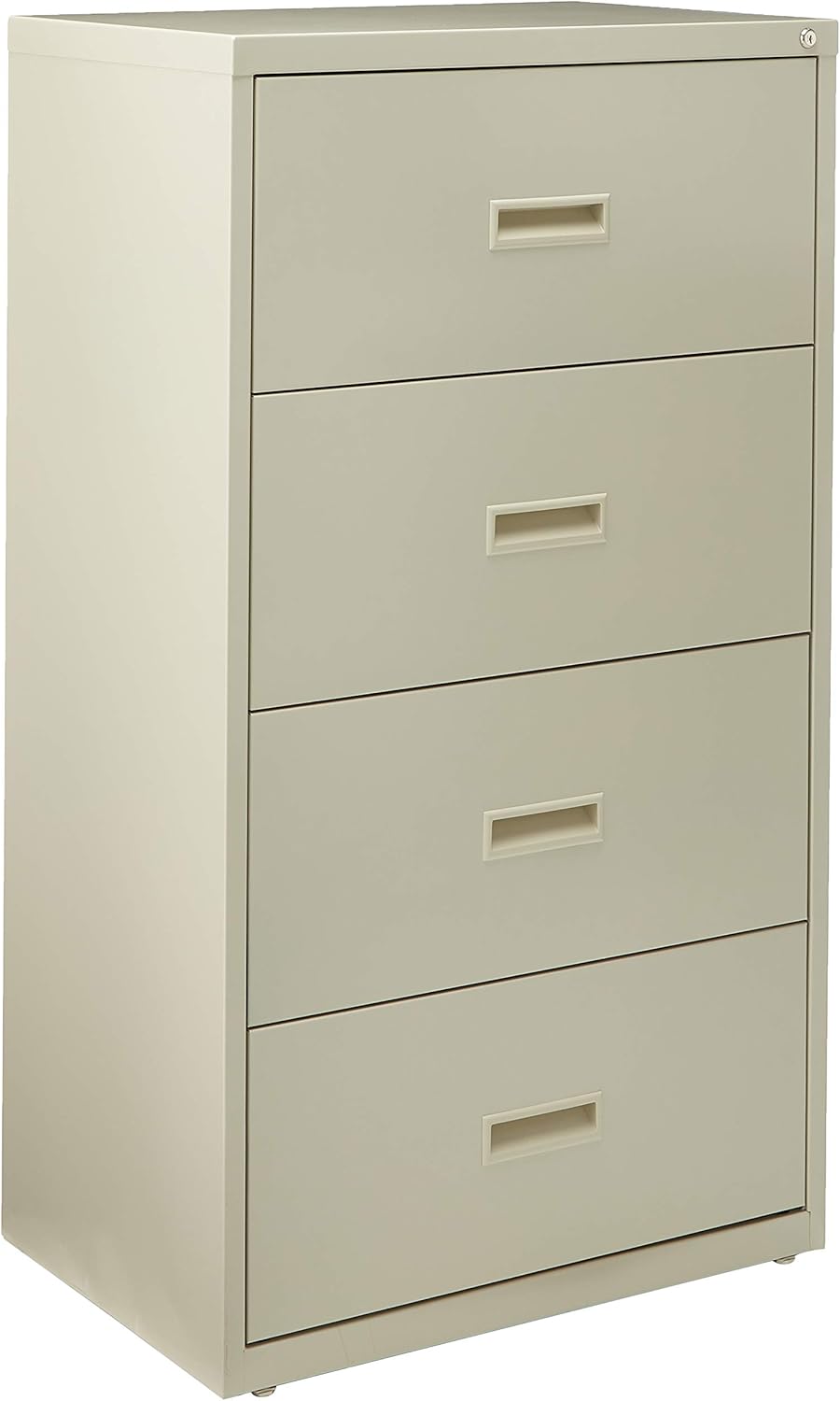 Lorell, LLR60559, Lateral File - 4-Drawer, 1 / Each, Putty
