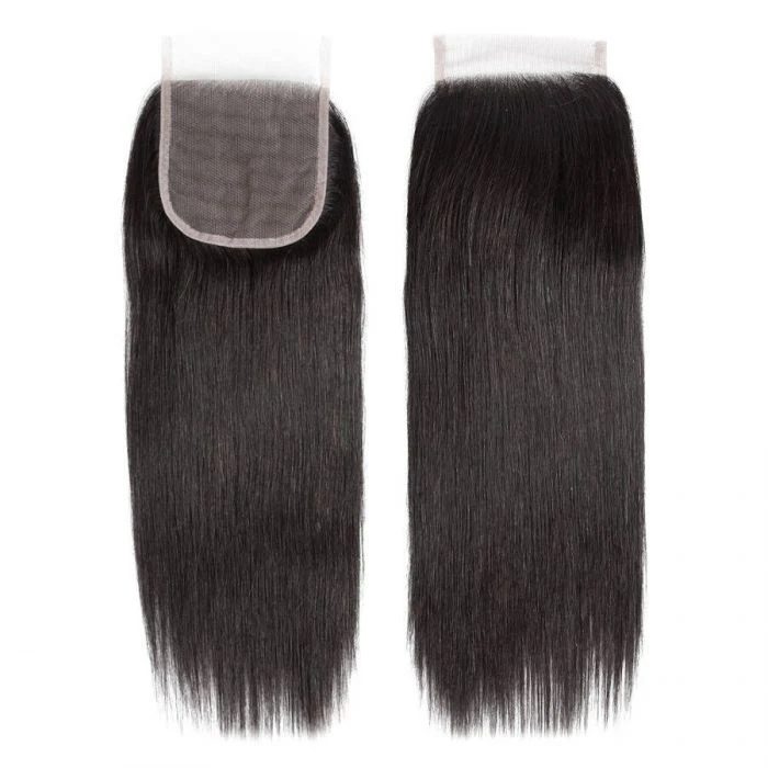 Brazilian Hair 4x4 Lace Closure Straight Hair 100% Virgin Remy Hair 8-20 Inch