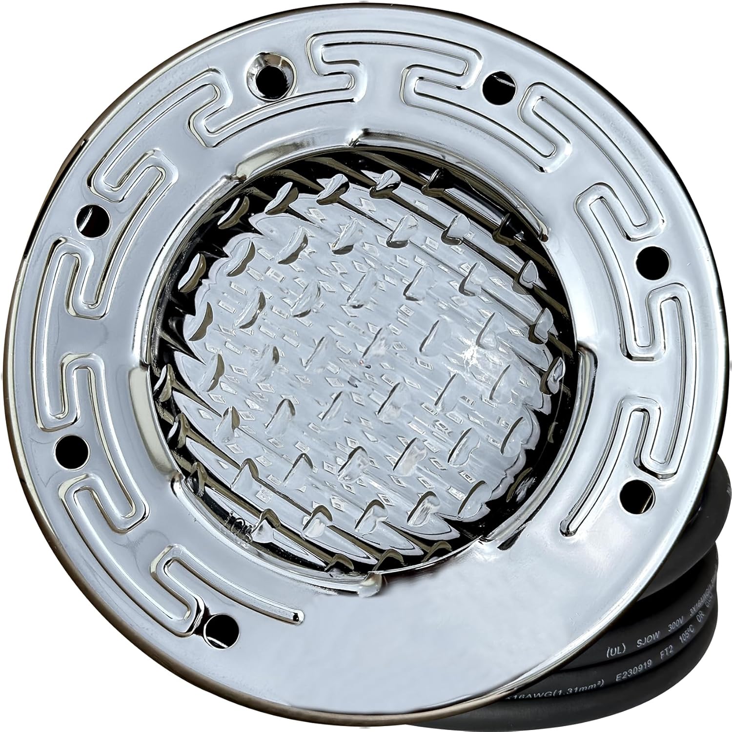 15,2 cm LED-Pool-Lichter für Innenpool, Unterwasser-Schwimmbad-Lichter, geeignet für die meisten 15,2 cm nassen Nischen, AC120 V Spa-Licht für Schwimmbad und Spa, IP68 wasserdicht, weiß