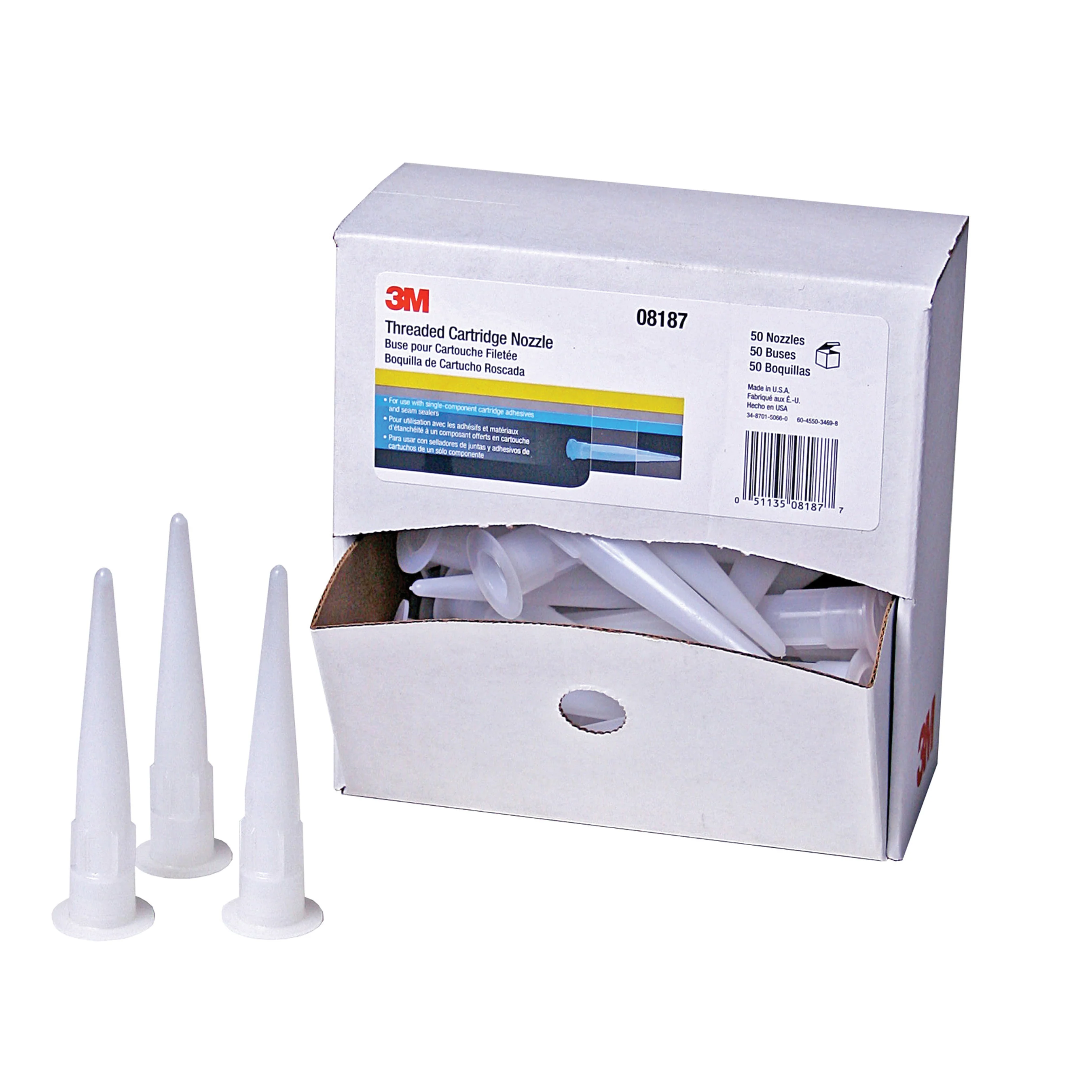 3M 08187  ~  Threaded Cartridge Nozzle