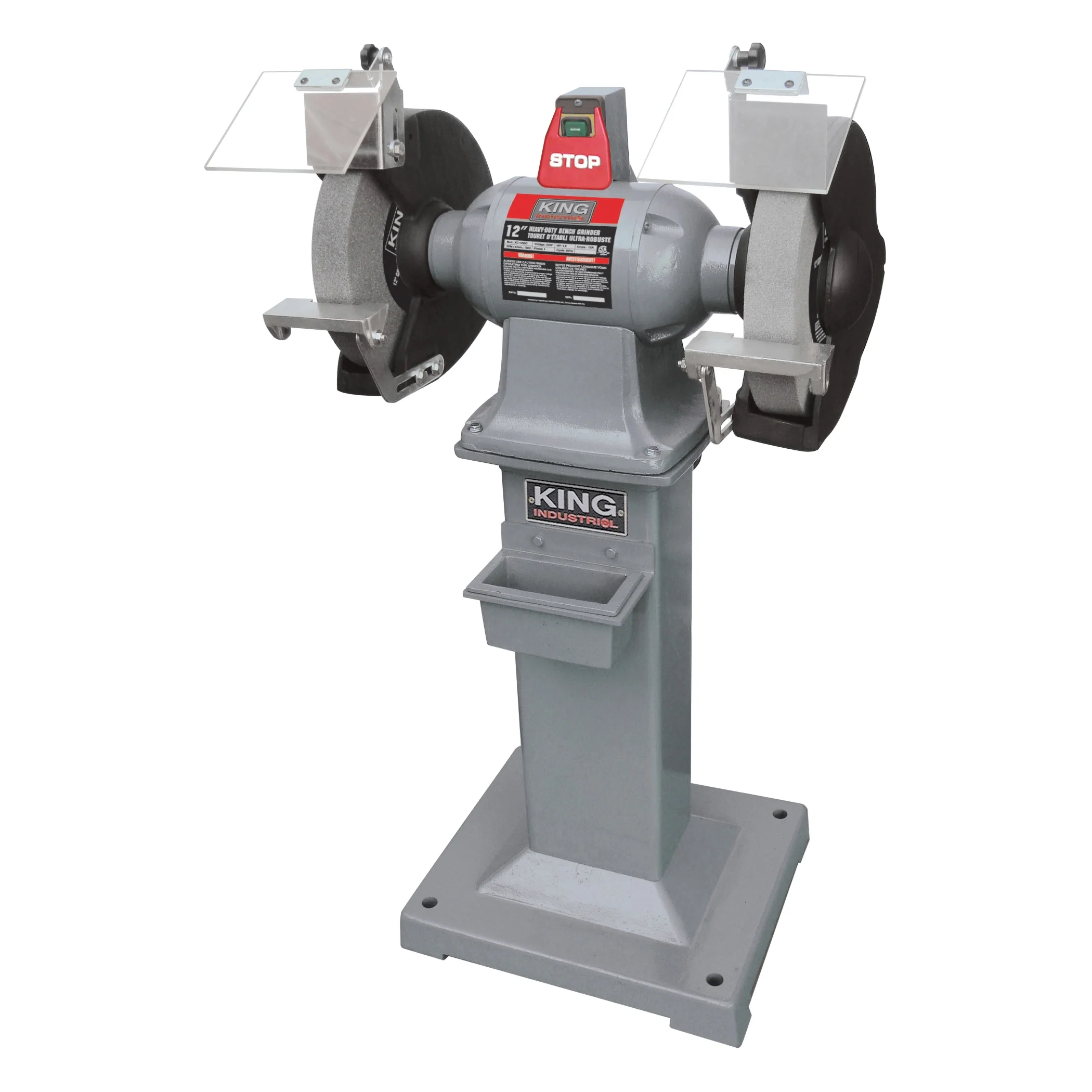 King Canada KC-1295  ~  Bench Grinder 12 Inch With Stand
