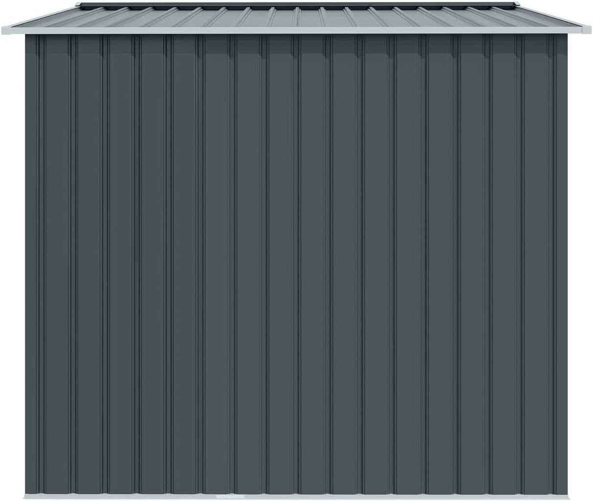 S200 XXL Metall Gerätehaus 277x191x192cm Geräteschuppen Garten Schuppen Gartenhaus Satteldach (Anthrazit)