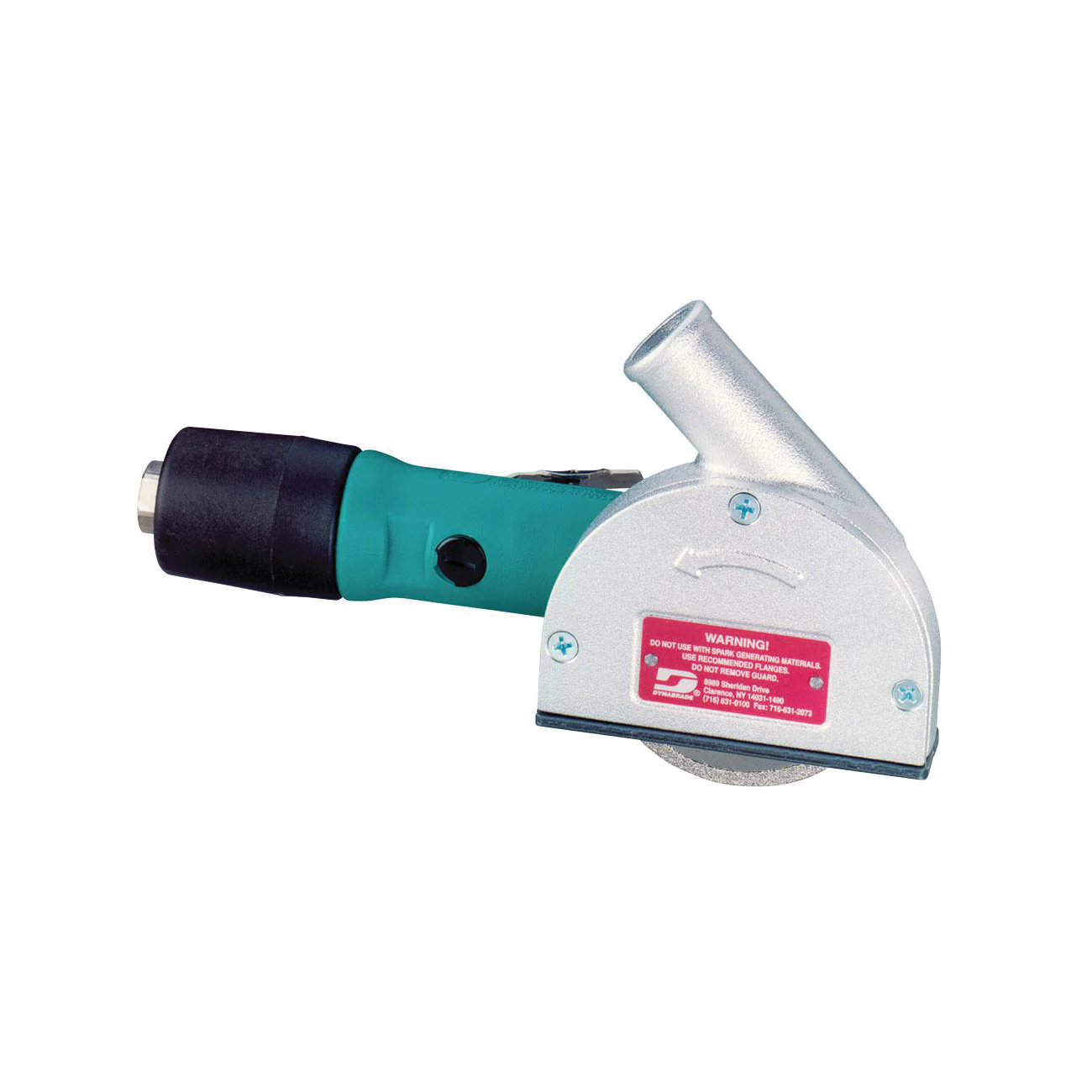 Dynabrade 52538  ~  3 Inch Diameter Right Angle Vacuum Cut-Off Wheel Tool .4 Hp 12000 Rpm Rear Exhaust 3/8 Inch-24 Spindle Thread