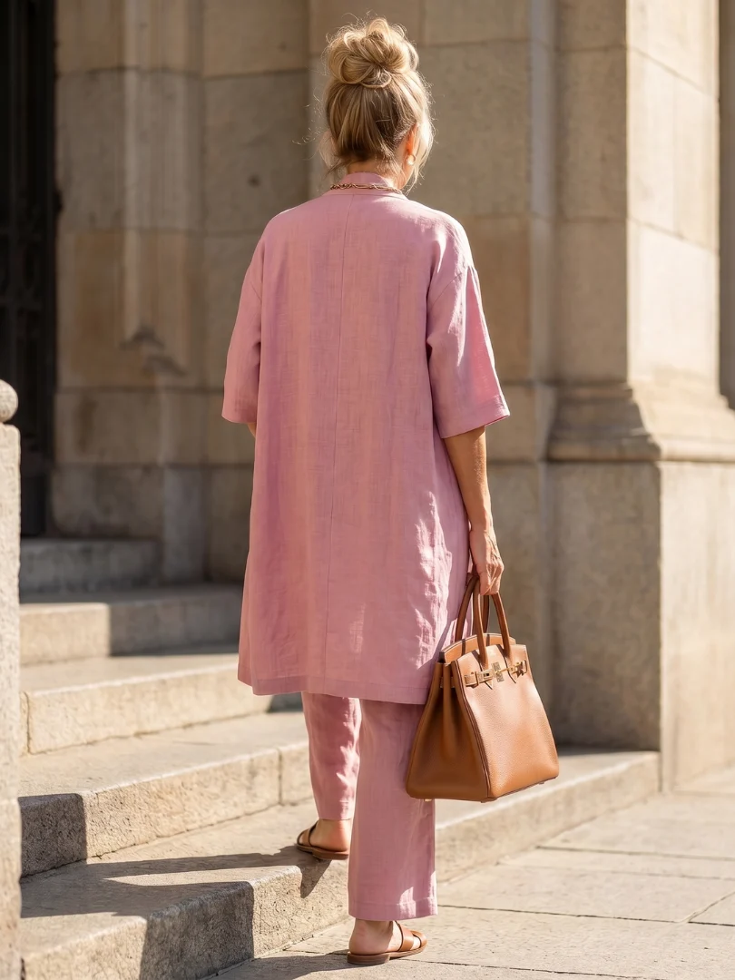 Women��s Loungewear Set Relaxed Top and Wide Leg Pants