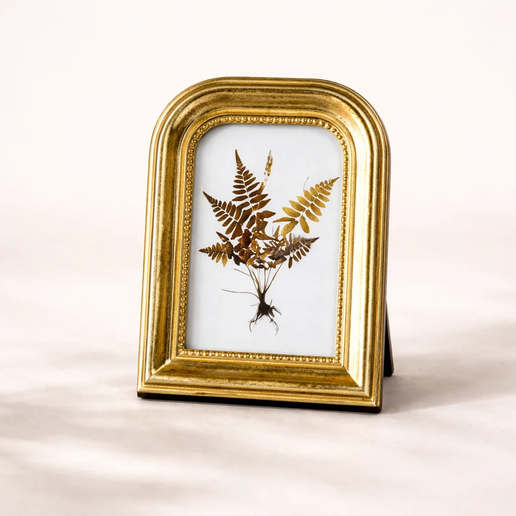 Gold Arched Heirloom Photo Frame