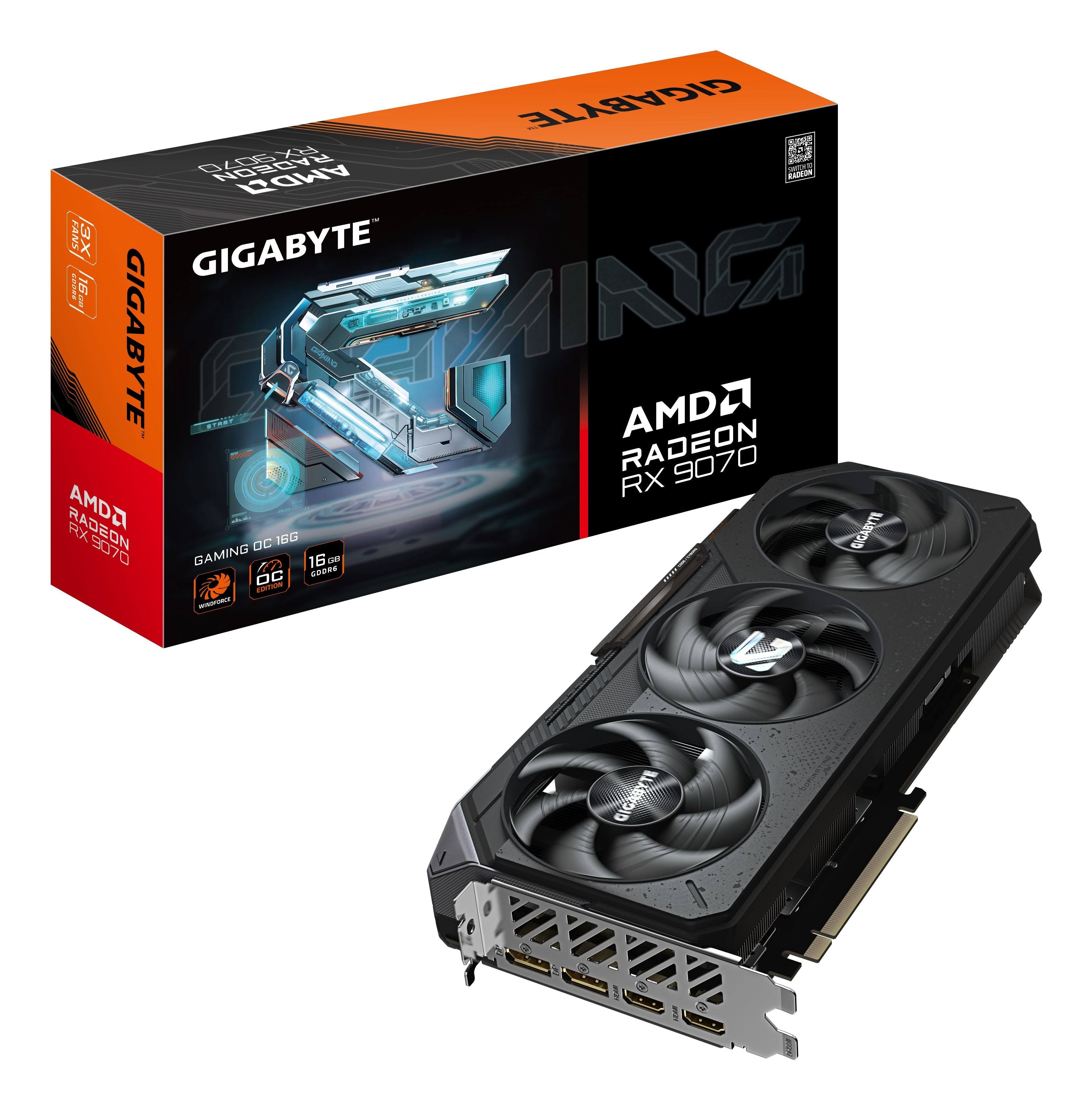 Gigabyte Radeon RX 9070 GAMING OC 16G Scheda Grafica