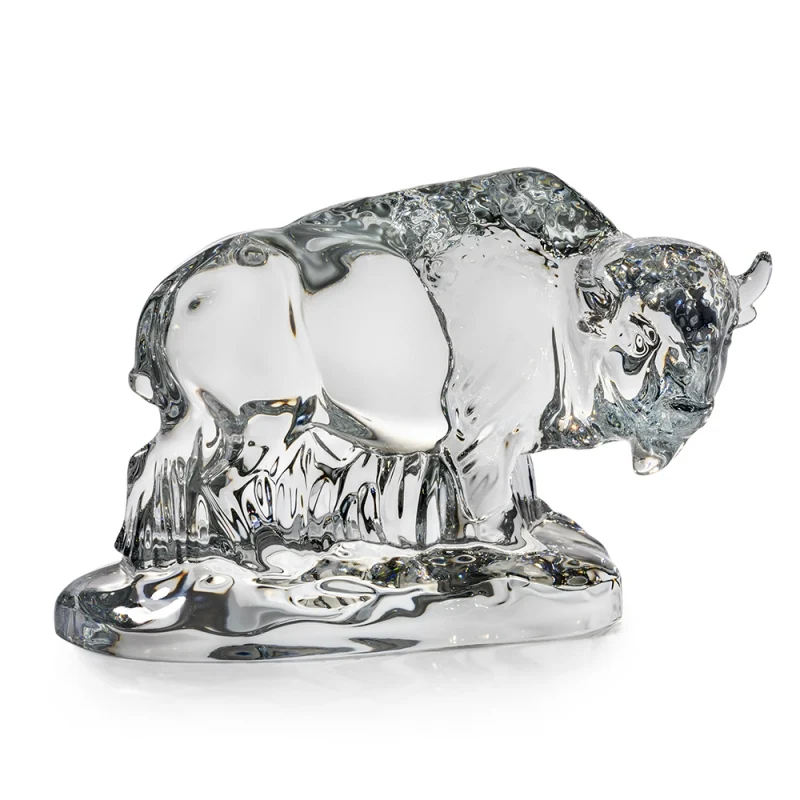 American Bison Glass Art